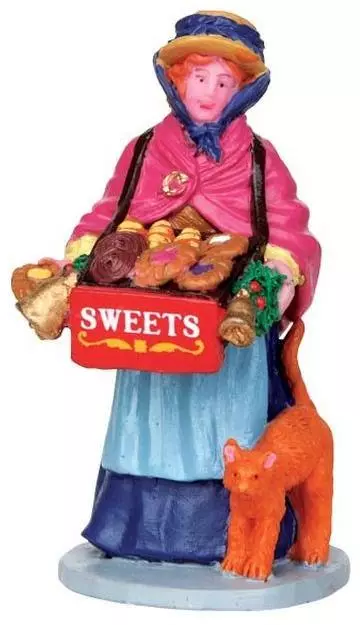 Lemax sweet seller kerstdorp figuur type 2 Caddington Village 2014