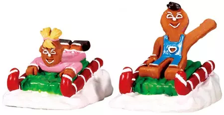 Lemax sweet sledding s/2 kerstdorp figuur type 3 Sugar 'N' Spice 2017