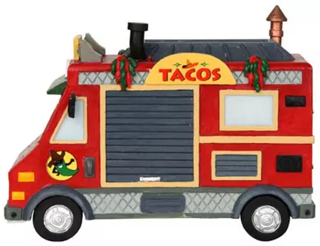 Lemax taco food truck kerstdorp tafereel 2014 - afbeelding 3