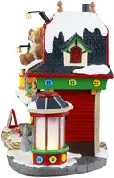 Lemax teddy bear factory verlicht kersthuisje Caddington Village 2025 - afbeelding 4