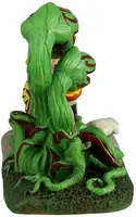 Lemax terrified trick-or-treaters tafereel Spooky Town 2024 - afbeelding 2