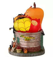 Lemax the bad apple shop verlicht huisje Spooky Town 2021 - afbeelding 3