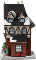 Lemax the burgher's house verlicht kersthuisje Caddington Village 2023 - afbeelding 3