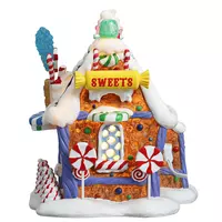 Lemax the candy shop verlicht kersthuisje Sugar 'N' Spice 2017 - afbeelding 2