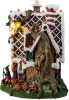 Lemax the candy witch cottage verlicht huisje Spooky Town 2024 - afbeelding 3