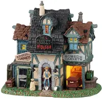 Lemax the casket-monger verlicht huisje Spooky Town 2025
