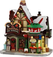 Lemax the chocolate dip fondue verlicht kersthuisje Vail Village 2026