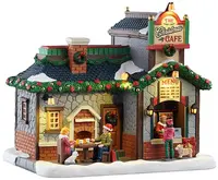 Lemax the christmas cafe verlicht kersthuisje Caddington Village 2025 - afbeelding 1