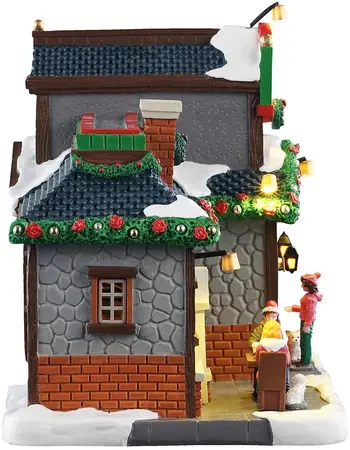 Lemax the christmas cafe verlicht kersthuisje Caddington Village 2025 - afbeelding 3