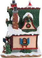 Lemax the claus cottage verlicht kersthuisje Santa's Wonderland 2018 - afbeelding 2