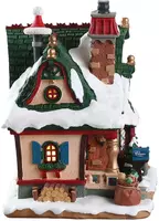 Lemax the claus cottage verlicht kersthuisje Santa's Wonderland 2018 - afbeelding 3