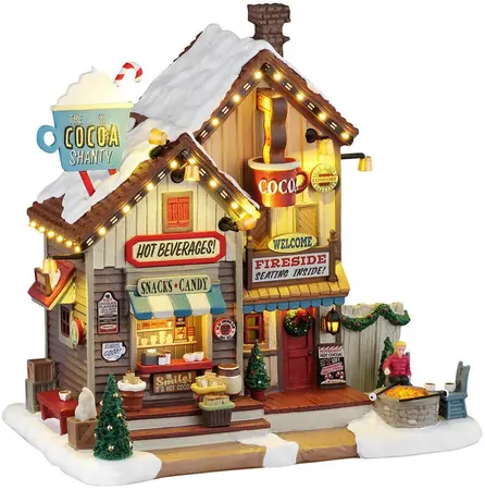 Lemax the cocoa shanty verlicht kersthuisje Harvest Crossing 2026 - afbeelding 1