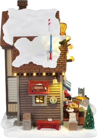 Lemax the cocoa shanty verlicht kersthuisje Harvest Crossing 2026 - afbeelding 2