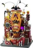 Lemax the count's candy corn factory bewegend huisje Spooky Town 2026