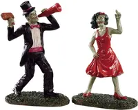 Lemax the dancing dead, set of 2 halloween figuur Spooky Town 2019