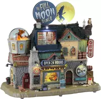 Lemax the full moon diner bewegend huisje Spooky Town 2023