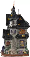 Lemax the future looks dark verlicht huisje Spooky Town 2023 - afbeelding 3