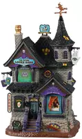 Lemax the future looks dark verlicht huisje Spooky Town 2023 - afbeelding 1