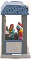 Lemax the knit 'n needle yarn shop verlicht kerstdorp tafereel Caddington Village 2022 - afbeelding 2