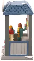 Lemax the knit 'n needle yarn shop verlicht kerstdorp tafereel Caddington Village 2022 - afbeelding 3