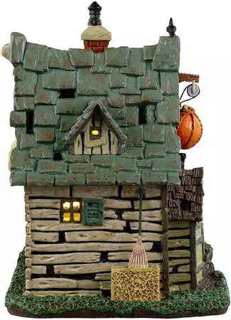 Lemax the last straw: house of the scarecrow verlicht huisje Spooky Town 2023 - afbeelding 2