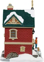 Lemax the little brick house verlicht kersthuisje Caddington Village 2025 - afbeelding 3
