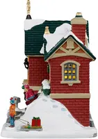 Lemax the little brick house verlicht kersthuisje Caddington Village 2025 - afbeelding 4