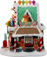 Lemax the lollipop shop verlicht kersthuisje Sugar 'N' Spice 2023 - afbeelding 3
