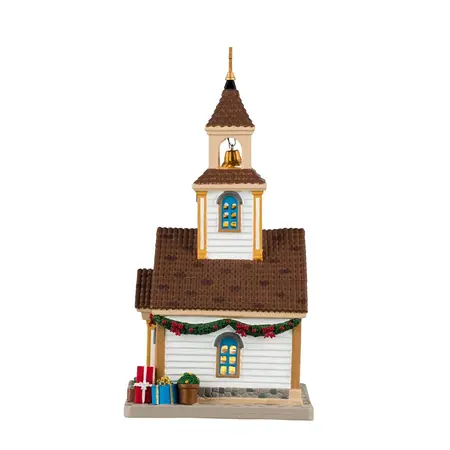 Lemax the new village church verlicht kersthuisje Caddington Village 2024 - afbeelding 3