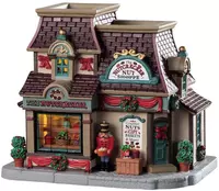 Lemax the nutcracker nut shoppe verlicht kersthuisje Caddington Village 2019 - afbeelding 3