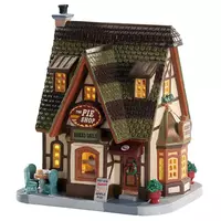 Lemax the pie shop verlicht kersthuisje Caddington Village 2018 - afbeelding 3