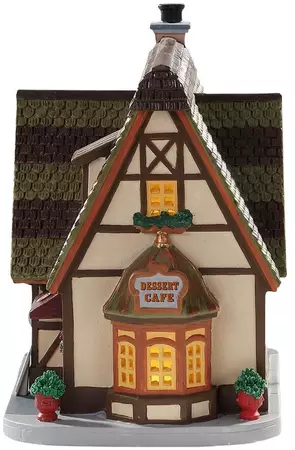 Lemax the pie shop verlicht kersthuisje Caddington Village 2018 - afbeelding 2