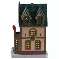 Lemax the red bow christmas shoppe verlicht kersthuisje Caddington Village 2018 - afbeelding 2