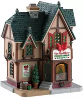 Lemax the red bow christmas shoppe verlicht kersthuisje Caddington Village 2018 - afbeelding 3