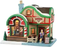 Lemax the reindeer café verlicht kersthuisje Vail Village 2025 - afbeelding 1