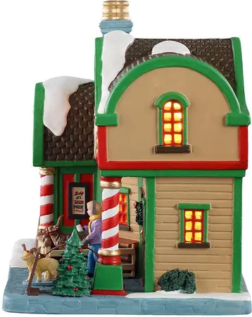 Lemax the reindeer café verlicht kersthuisje Vail Village 2025 - afbeelding 4
