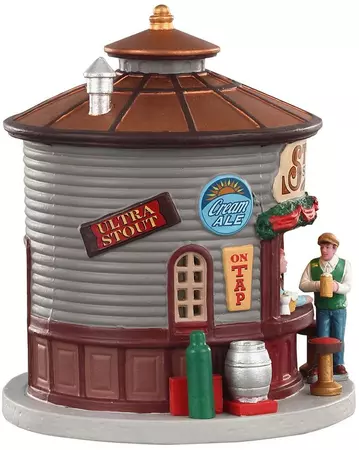 Lemax the stout shack verlicht kerstdorp tafereel 2020 - afbeelding 2