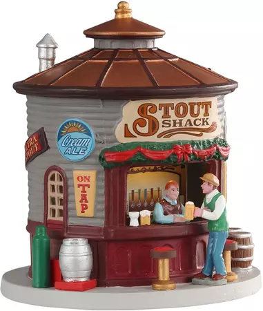Lemax the stout shack verlicht kerstdorp tafereel 2020 - afbeelding 1