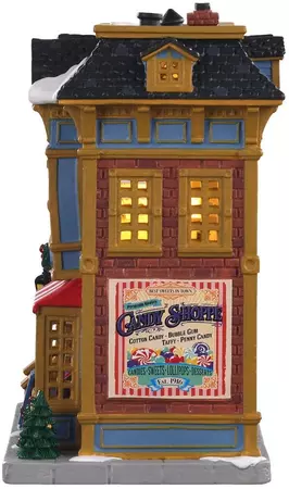 Lemax the victorian candy shoppe verlicht kersthuisje Caddington Village 2020 - afbeelding 3