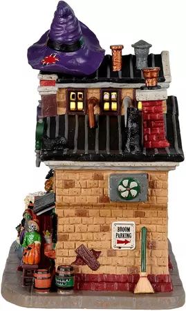 Lemax toil & trouble alehouse verlicht huisje Spooky Town 2023 - afbeelding 3