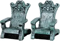 Lemax tombstone chairs, set of 2 accessoire Spooky Town 2013