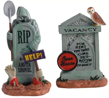 Lemax tombstone duo s/2 accessoire Spooky Town 2021