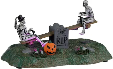Lemax tombstone see-saw, b/o (4.5v bewegend tafereel Spooky Town 2022