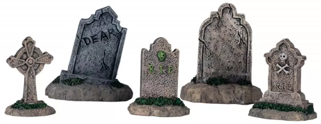 Lemax tombstones s/5 accessoire Spooky Town 2004