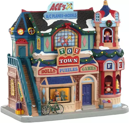 Lemax toy town verlicht kersthuisje Caddington Village 2020 - afbeelding 1