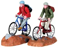 Lemax trail blazers s/2 kerstdorp figuur type 5 Vail Village 2014