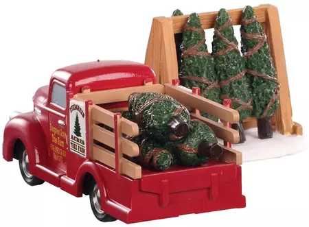 Lemax tree delivery s/2 kerstdorp tafereel Vail Village 2020 - afbeelding 2
