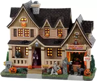 Lemax trick or treat, if you dare verlicht huisje Spooky Town 2023 - afbeelding 1