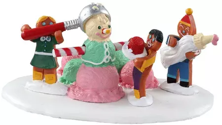 Lemax triple scoop snowman kerstdorp tafereel Sugar 'N' Spice 2021 - afbeelding 1