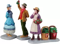Lemax under the mistletoe s/3 kerstdorp figuur type 4 Caddington Village 2022